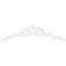 Ekena Millwork Pitch Baile Architectural Grade PVC Gable Pediment, 72"W x 18"H x 1"P (6/12) GPP072X018X100BAI - alternate 2